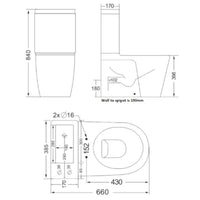 Kartell 2 in 1 WC & Basin