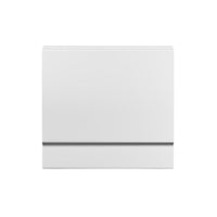 Kartell 700mm 2 Piece Mouldwood End Panel White