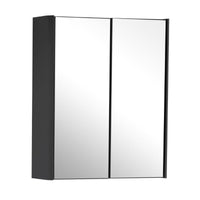 Kartell Arc 500mm Mirror Cabinet - Matt Graphite