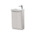 Kartell Arc 500mm Floor Standing 2 Door Cloackroom Unit & Ceramic Basin - Cashmere