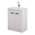 Kartell 500mm Options 2 Door Unit & Basin White