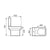 Kartell Embrace Back to Wall Pan
