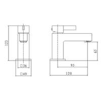 Kartell Eton Mini Mono Basin Mixer