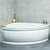 Kartell Formula 1500x1040 offset corner bath R/H