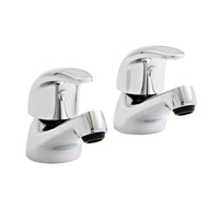 Kartell Koral Pair Basin Pillar Taps