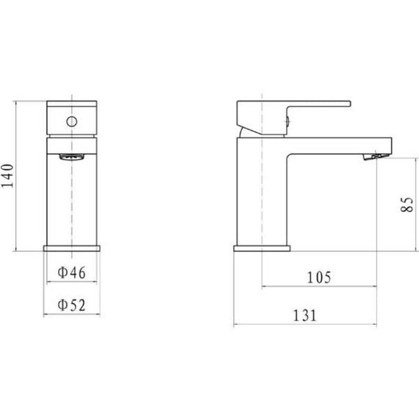 Kartell Logik Mono Basin Mixer