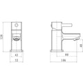 Kartell Mode Mini Mono Basin Mixer