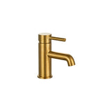Kartell Ottone Mono Basin Mixer Brushed Brass