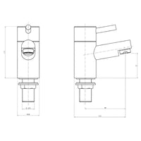 Kartell Plan Pair Bath Pillar Taps