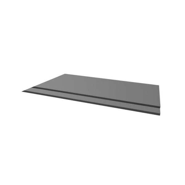 Kartell Purity 700mm 2 Piece End Panel Storm Grey Gloss