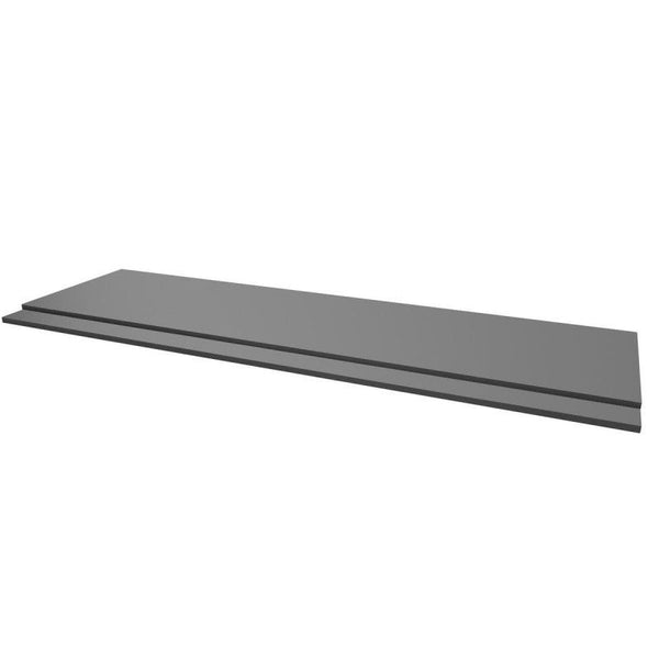 Kartell Purity 1700mm 2 Piece Front Panel Storm Grey Gloss