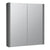 Kartell Purity 600mm Mirror Cabinet Storm Grey Gloss
