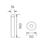 Kartell Sleeving Kits (Pair) Chrome