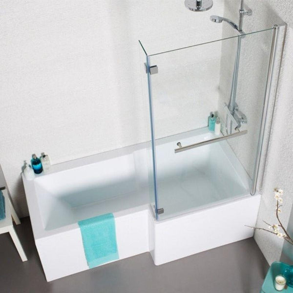 Kartell Elite 1500 L Shaped Right Hand Bath Only with Leg Sets