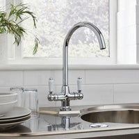 Kartell Traditional Mono Kitchen Sink Mixer in Chrome