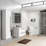 Kartell Purity 600mm Mirror Cabinet White