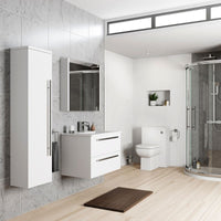 Kartell Purity 600mm Mirror Cabinet White