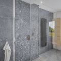 Premium Large Mosaic Blue 1.0m x 2.4m Shower Panel