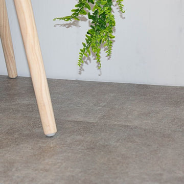 Light Grey Stone SPC Flooring | w/ Built In Underlay | KlickerFloor 1.86m² Pack