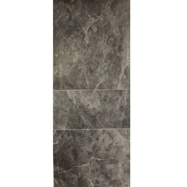 Premium Large Tile Grey 1.0m x 2.4m Shower Panel