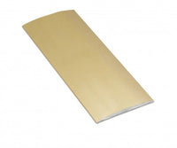 Aluminium Threshold Strip | Self Adhesive | Matt Brass/Gold (38 x 3mm - 0.9m)
