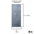 Premium Large Fior Di Bosco Marble 1.0m x 2.4m Shower Panel