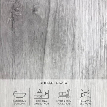 Morlich Oak SPC Flooring | w/ Built In Underlay | Elegance Range | 2.208m² Pack