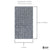 Premium Large Mosaic Blue 1.0m x 2.4m Shower Panel
