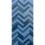 Premium Large Multi Blue Herringbone Tile 1.0m x 2.4m Shower Panel