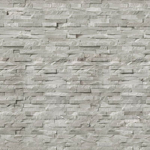 Premium Large Natural Stone Light Grey 1.0m x 2.4m Shower Panel