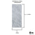 Premium Large Ocean Marble 1.0m x 2.4m Shower Panel