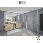 Premium Large Midnight Stone Blue 1.0m x 2.4m Shower Panel