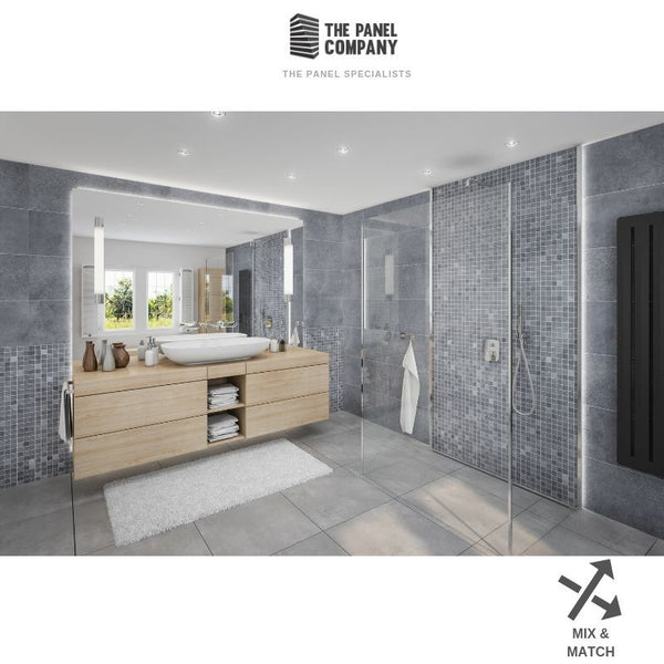 Premium Large Midnight Stone Blue 1.0m x 2.4m Shower Panel
