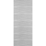 Premium Large Silver Wave 1.0m x 2.4m Shower Panel