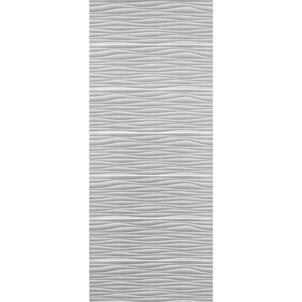 Premium Large Silver Wave 1.0m x 2.4m Shower Panel