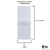 Premium Large Silver Wave Tile 1.0m x 2.4m Shower Panel