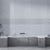 Premium Large Silver Wave Tile 1.0m x 2.4m Shower Panel