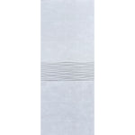 Premium Large Silver Wave Tile 1.0m x 2.4m Shower Panel