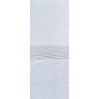 Premium Large Silver Wave Tile 1.0m x 2.4m Shower Panel