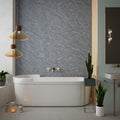 Large Grey Slate Matt 1.0m x 2.4m Shower Panel