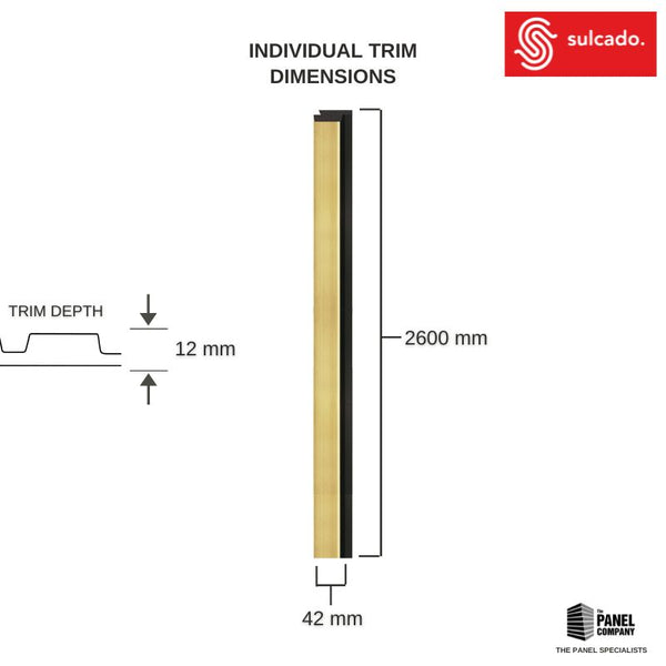 Gold Metallic Slat Wall Panel Framing Trim Sulcado Panel Co