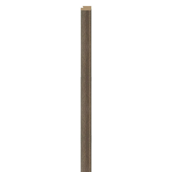 Walnut 3D Slat Wall Panel Framing Trim - Sulcado
