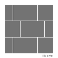 Grey Black Concrete SPC Flooring | w/ Built In Underlay | Elegance Range | 2.04m² Pack