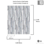 Vox Vilo Motivo Modern Blue Plank | 3 Pack