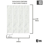 Vox Motivo Carrara Tiles | 4 Pack