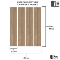 Vox Motivo Modern Carmel Wood | 4 Pack