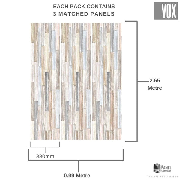 Vox Vilo Motivo Modern Sunny Plank | 3 Pack
