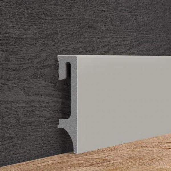 Warm Grey Vox Espumo Skirting Board | 80mm x 2.5m | 1 Pack