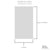 Large White Wood Gloss 1.0m x 2.4m Shower Panel