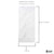 Premium Large Ultra Matt Carrara Marble 1.0m x 2.4m Shower Panel